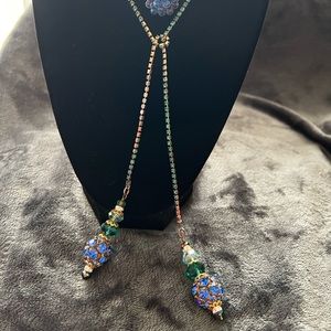 Custom made lariat style necklace